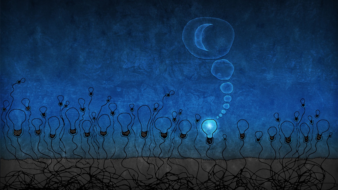 Vlads月亮主題壁紙 #39 - 1366x768