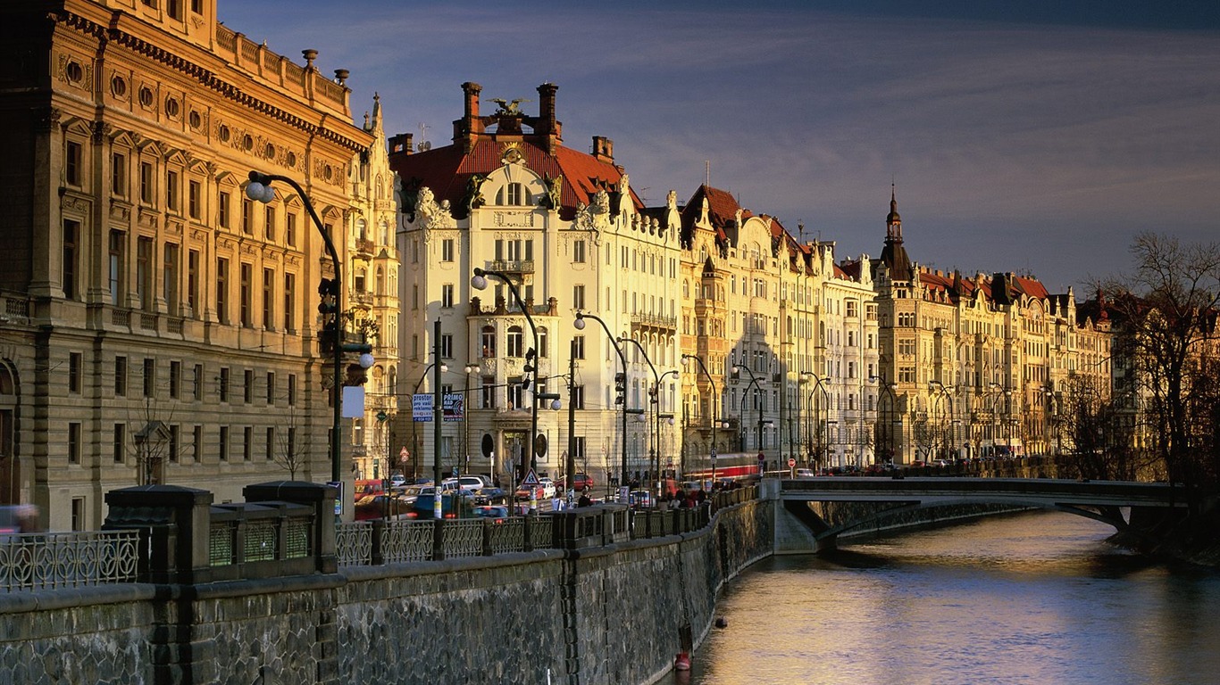 Construcción de fondos de escritorio de bellos paisajes #37 - 1366x768