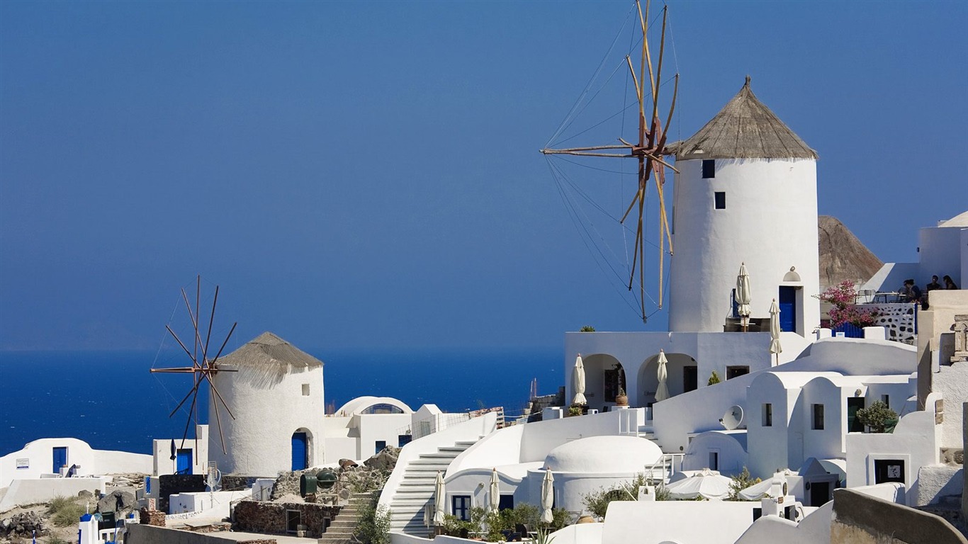 Construcción de fondos de escritorio de bellos paisajes #40 - 1366x768