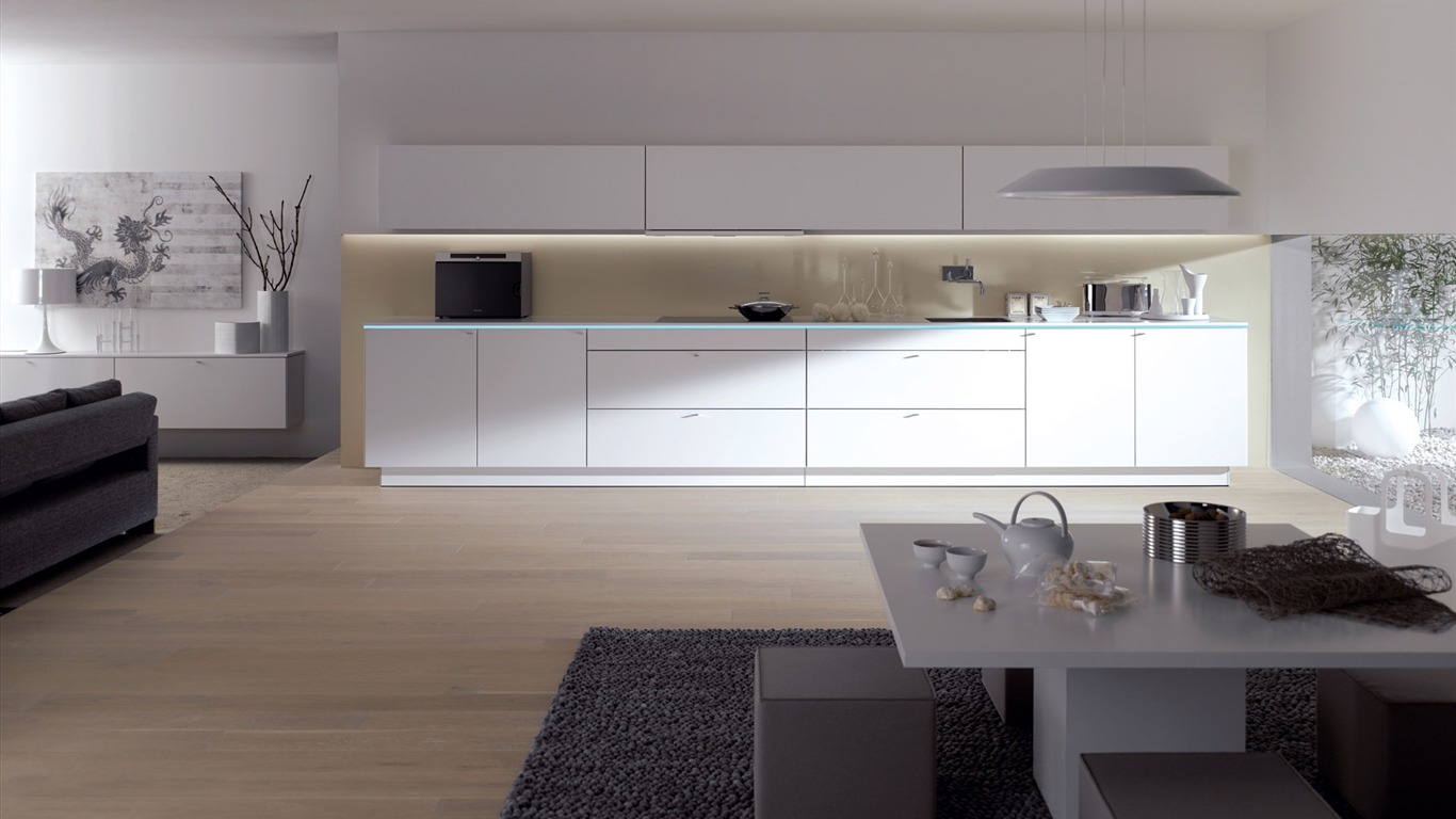 Kitchen Photo Wallpaper (3) #4 - 1366x768
