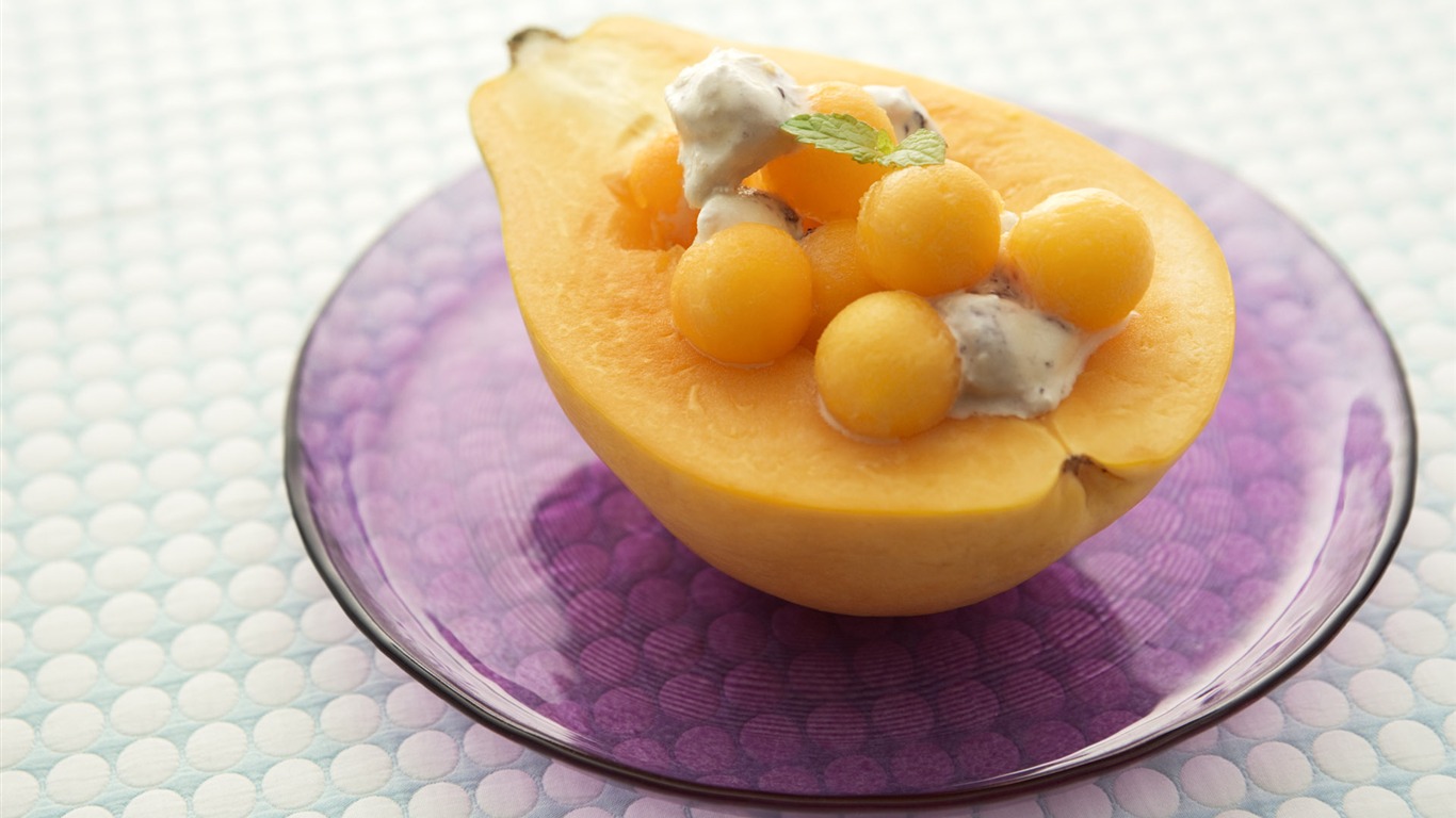 HD wallpaper fruit dessert (2) #15 - 1366x768