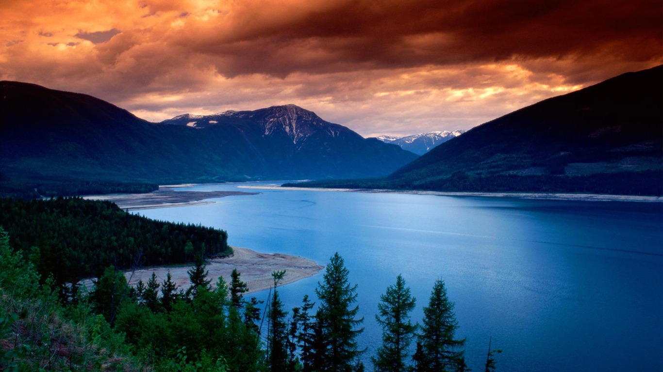 kanadské krajiny HD Wallpaper (1) #15 - 1366x768