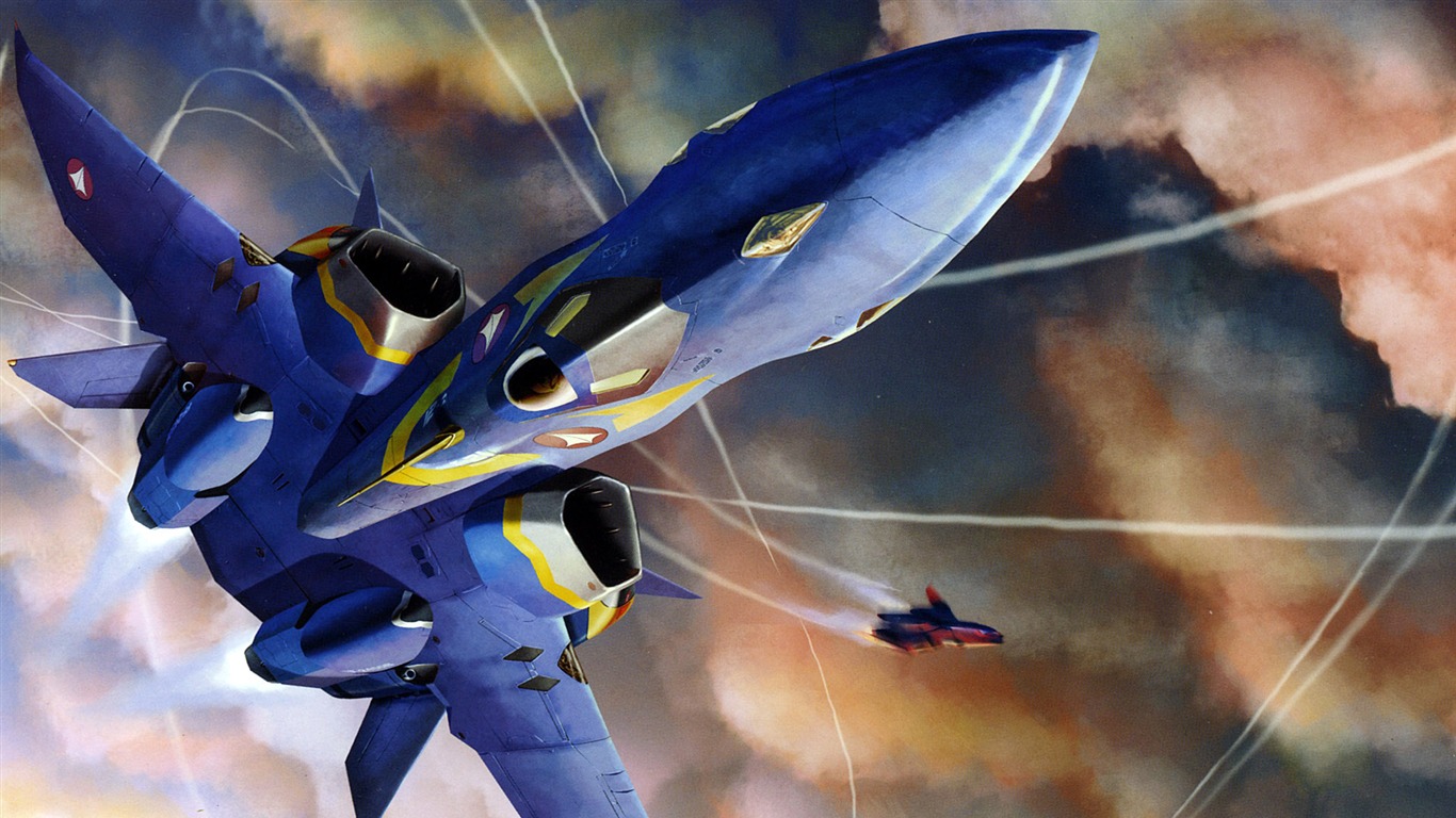超時空要塞 戰鬥機壁紙(二) #4 - 1366x768