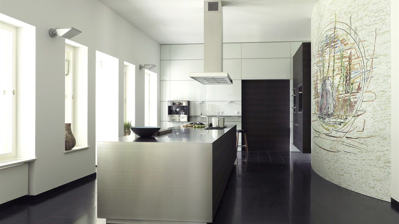 Kitchen Photo Wallpaper (4) #5 - 1366x768