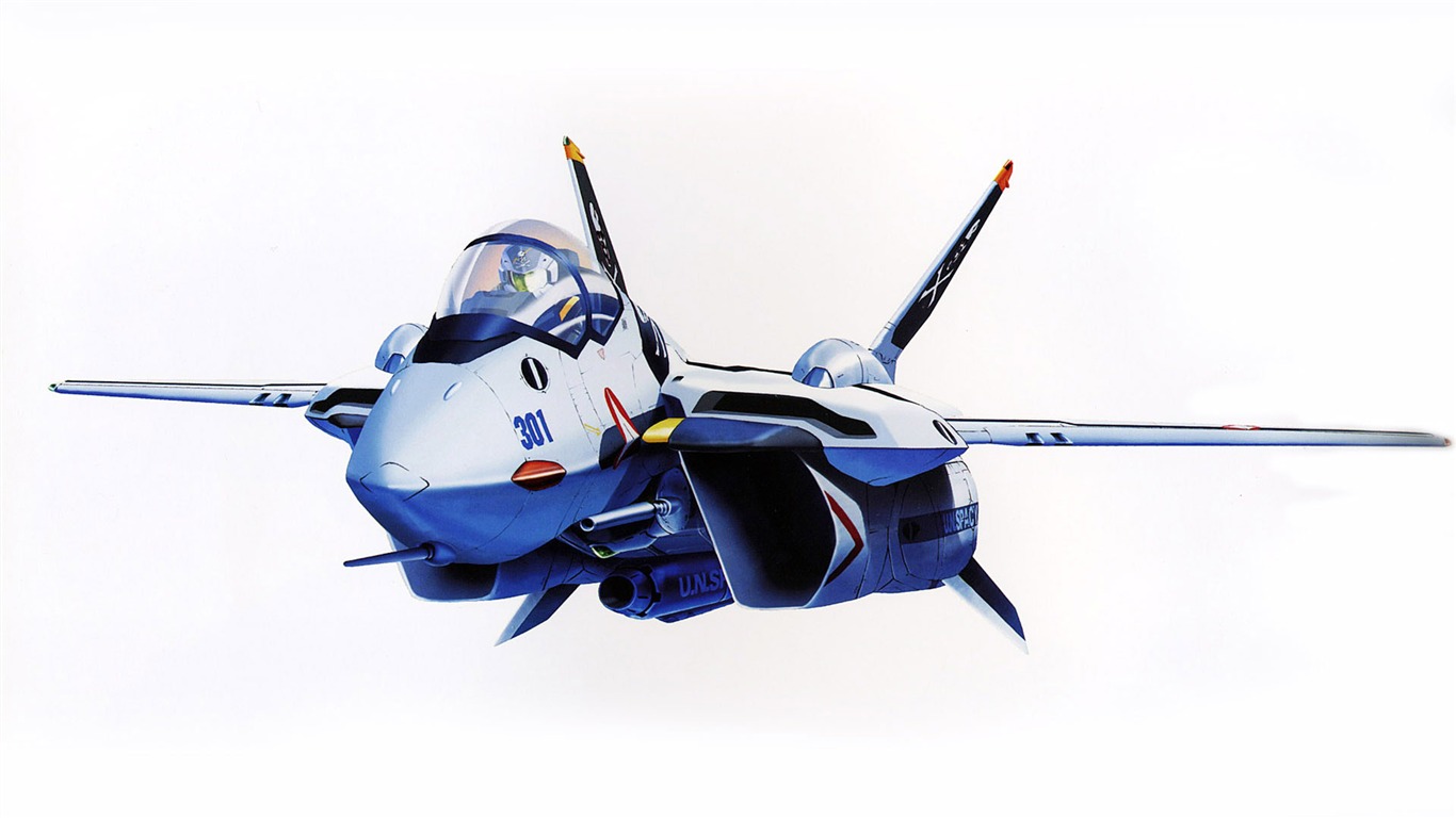 超時空要塞 戰鬥機壁紙(一) #5 - 1366x768