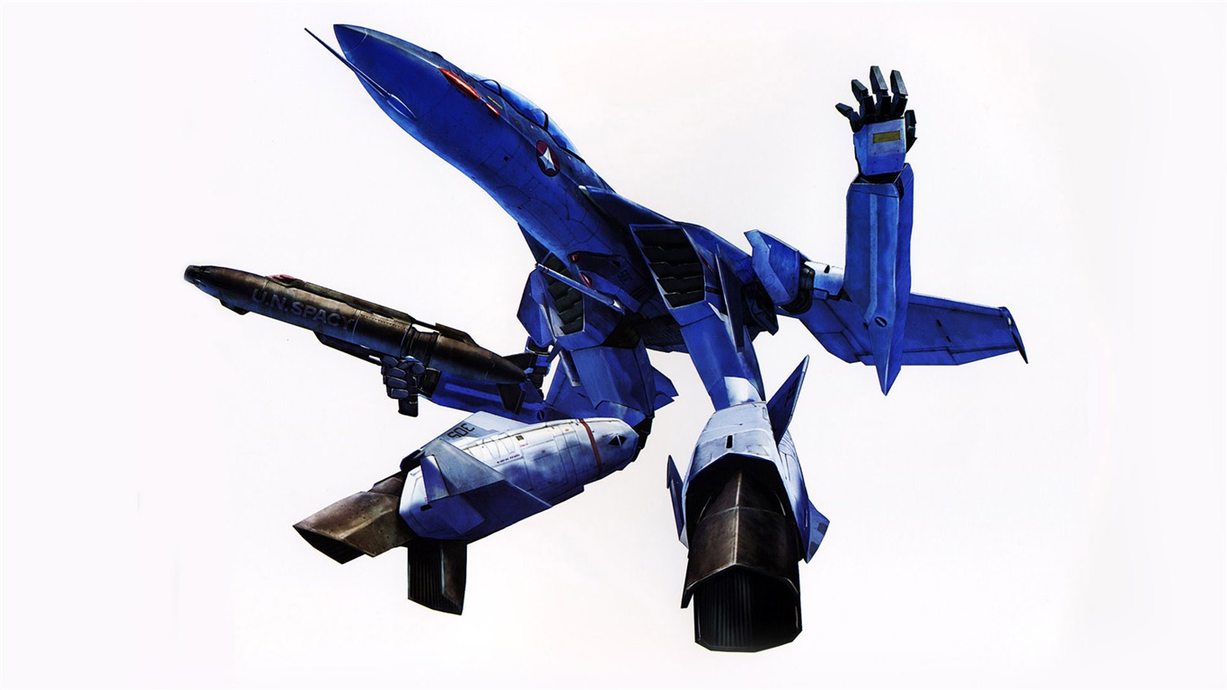 超時空要塞マクロスの戦闘機の壁紙(1) #6 - 1366x768