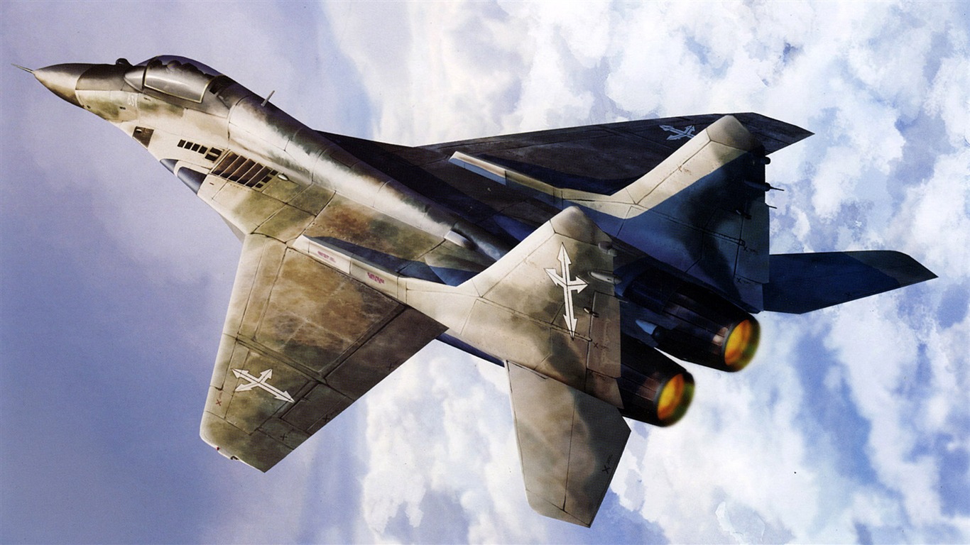 超時空要塞 戰鬥機壁紙(一) #15 - 1366x768