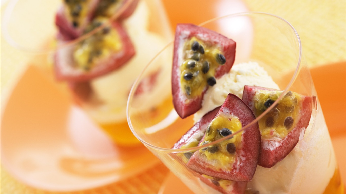 HD wallpaper fruit dessert (3) #11 - 1366x768