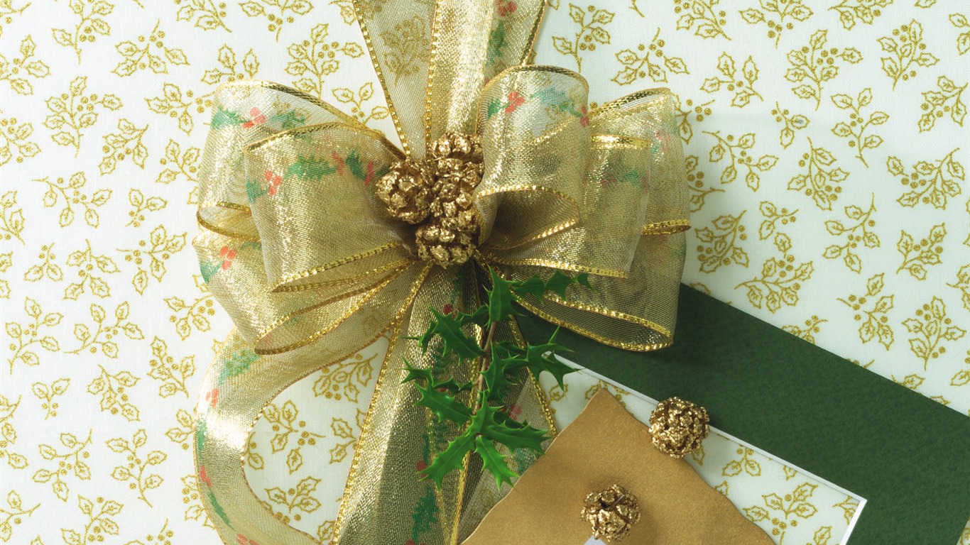 Gift decoration wallpaper (3) #7 - 1366x768