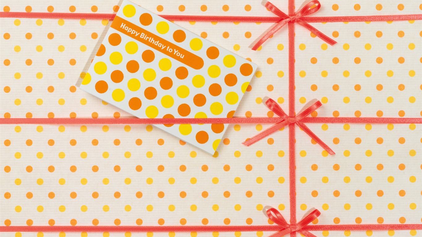 Gift decoration wallpaper (3) #18 - 1366x768