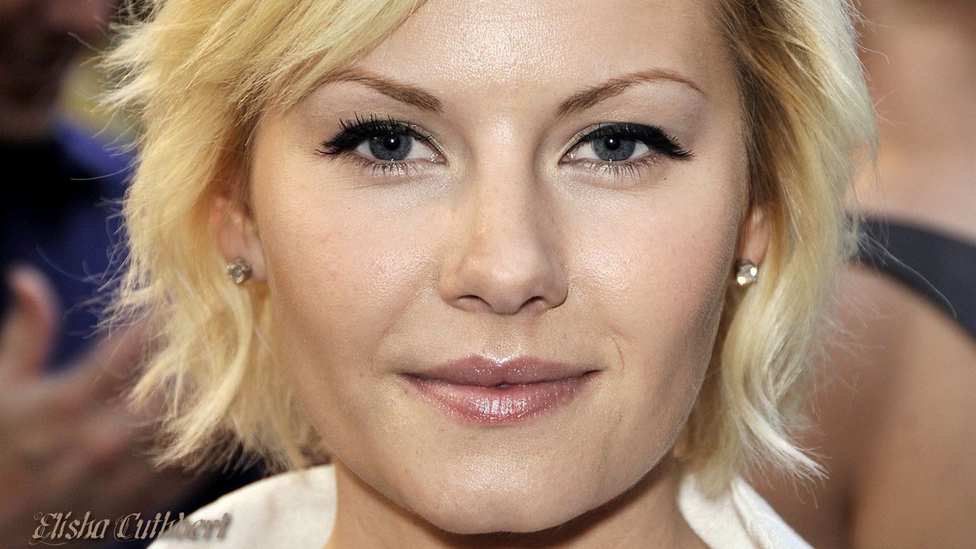 Elisha Cuthbert beau fond d'écran #5 - 1366x768