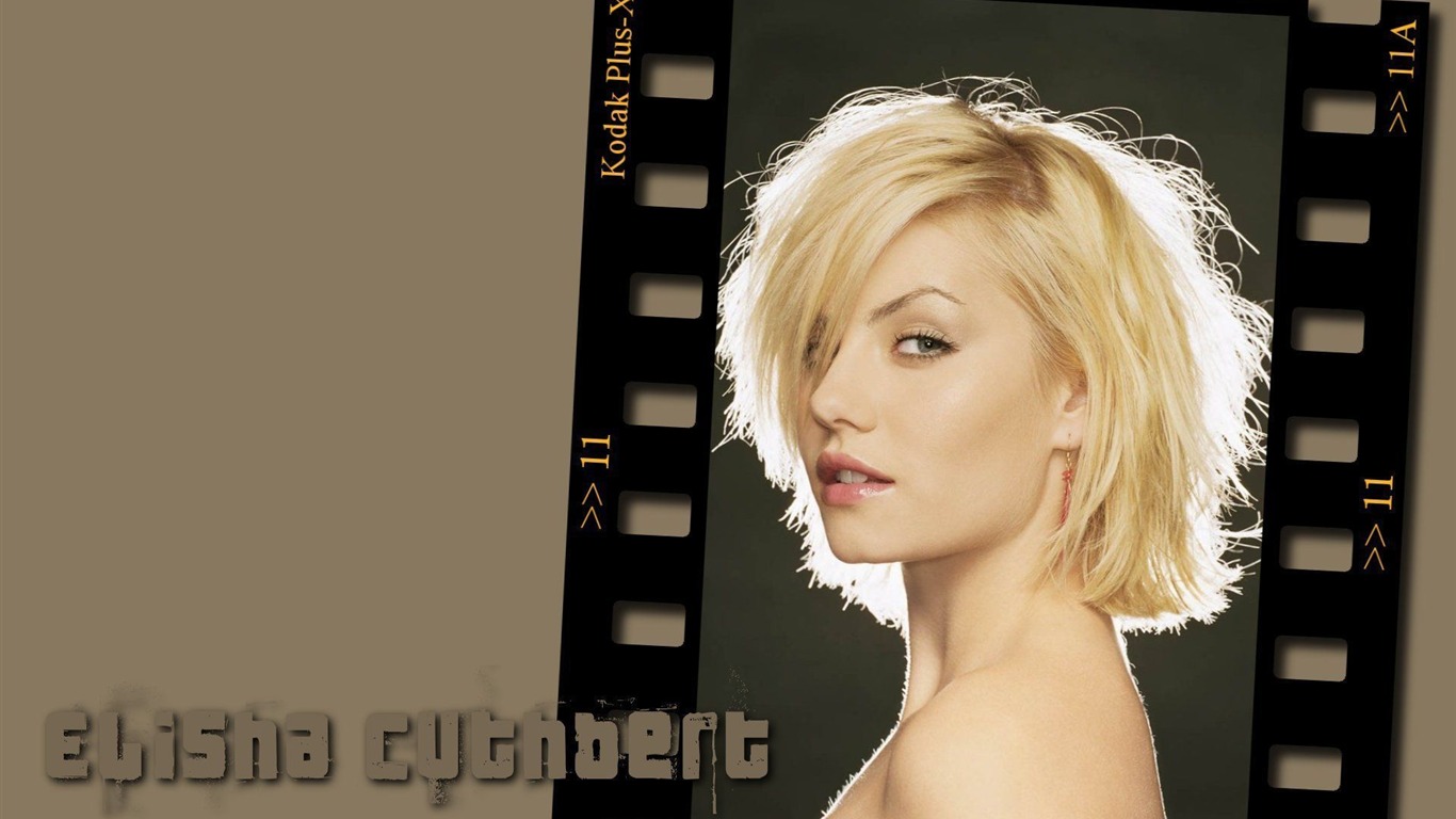 Elisha Cuthbert beau fond d'écran #9 - 1366x768