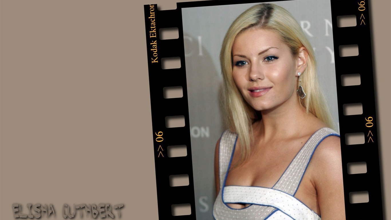 Elisha Cuthbert beau fond d'écran #11 - 1366x768