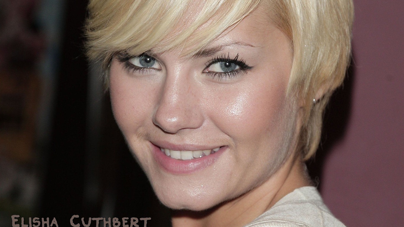 Elisha Cuthbert beau fond d'écran #23 - 1366x768