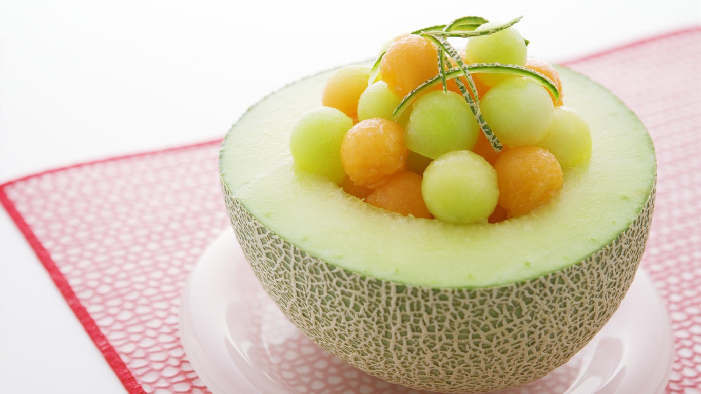 HD wallpaper fruit dessert (4) #5 - 1366x768