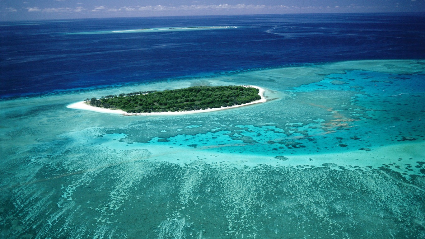 Fond d'écran îles (1) #3 - 1366x768