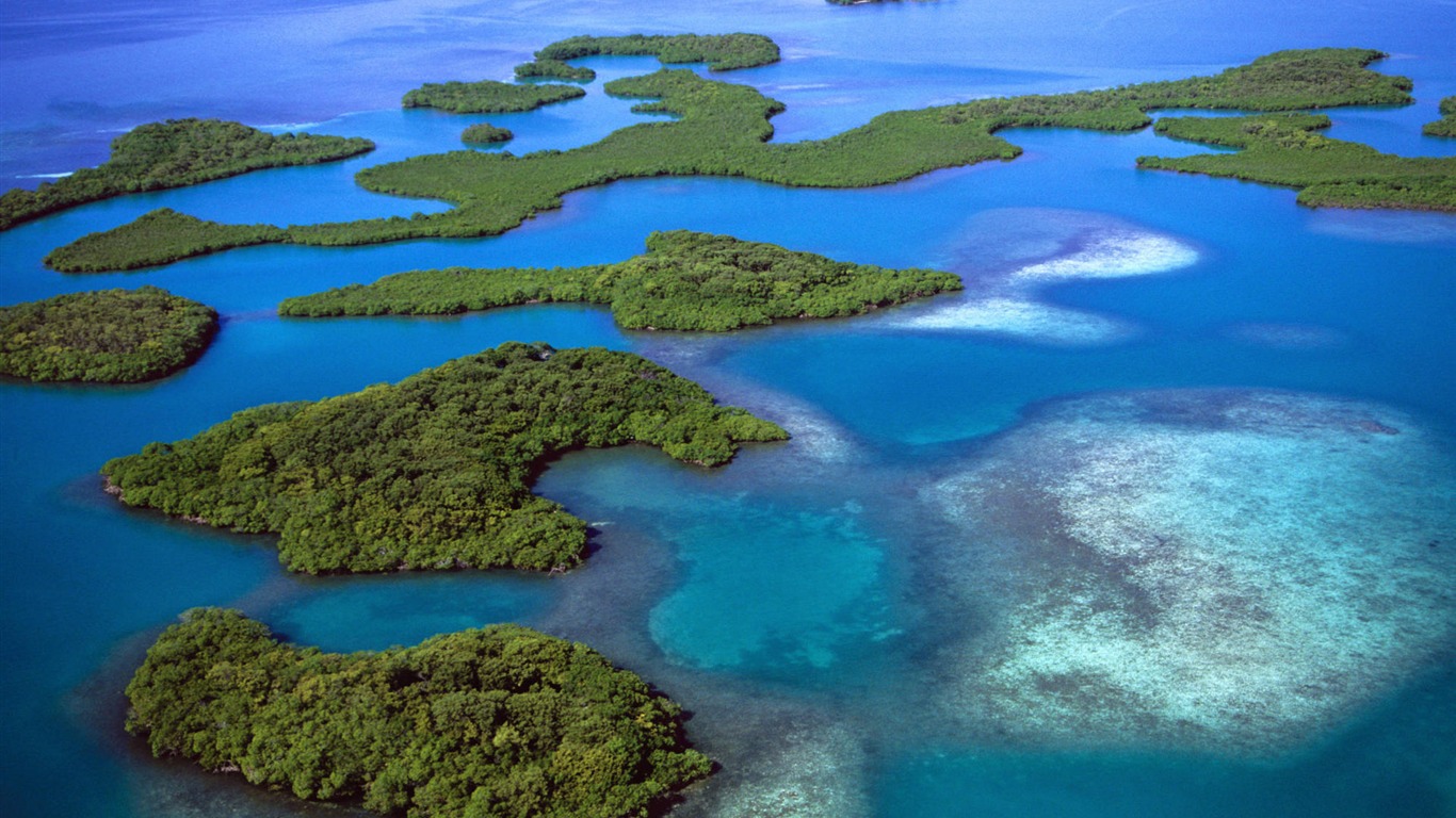 Fond d'écran îles (1) #6 - 1366x768