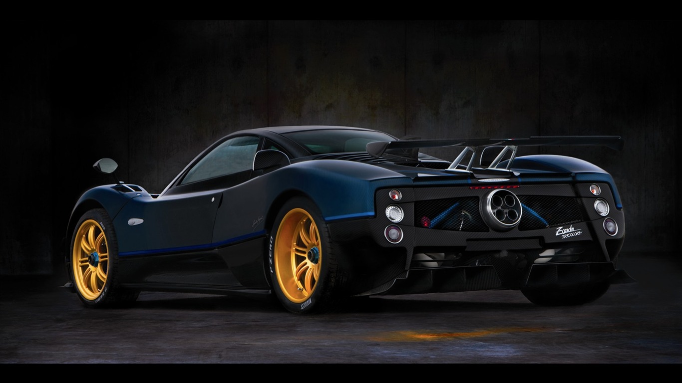 Pagani cars widescreen wallpapers #2 - 1366x768