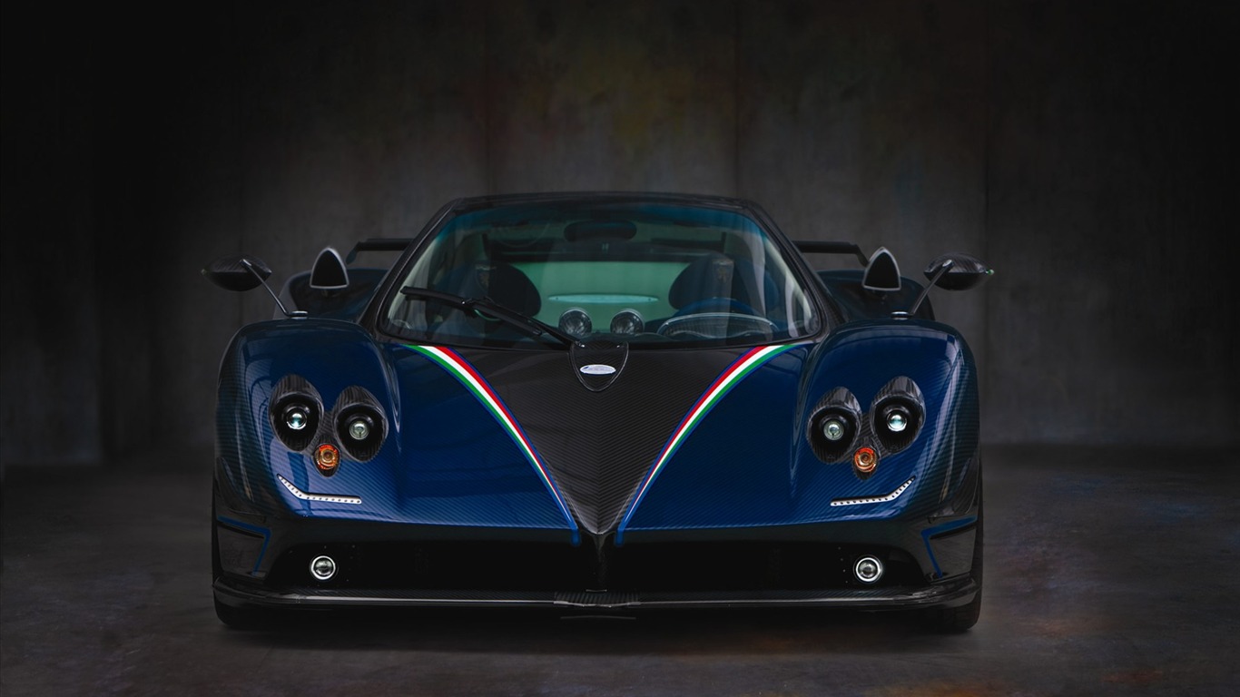 Pagani cars widescreen wallpapers #8 - 1366x768