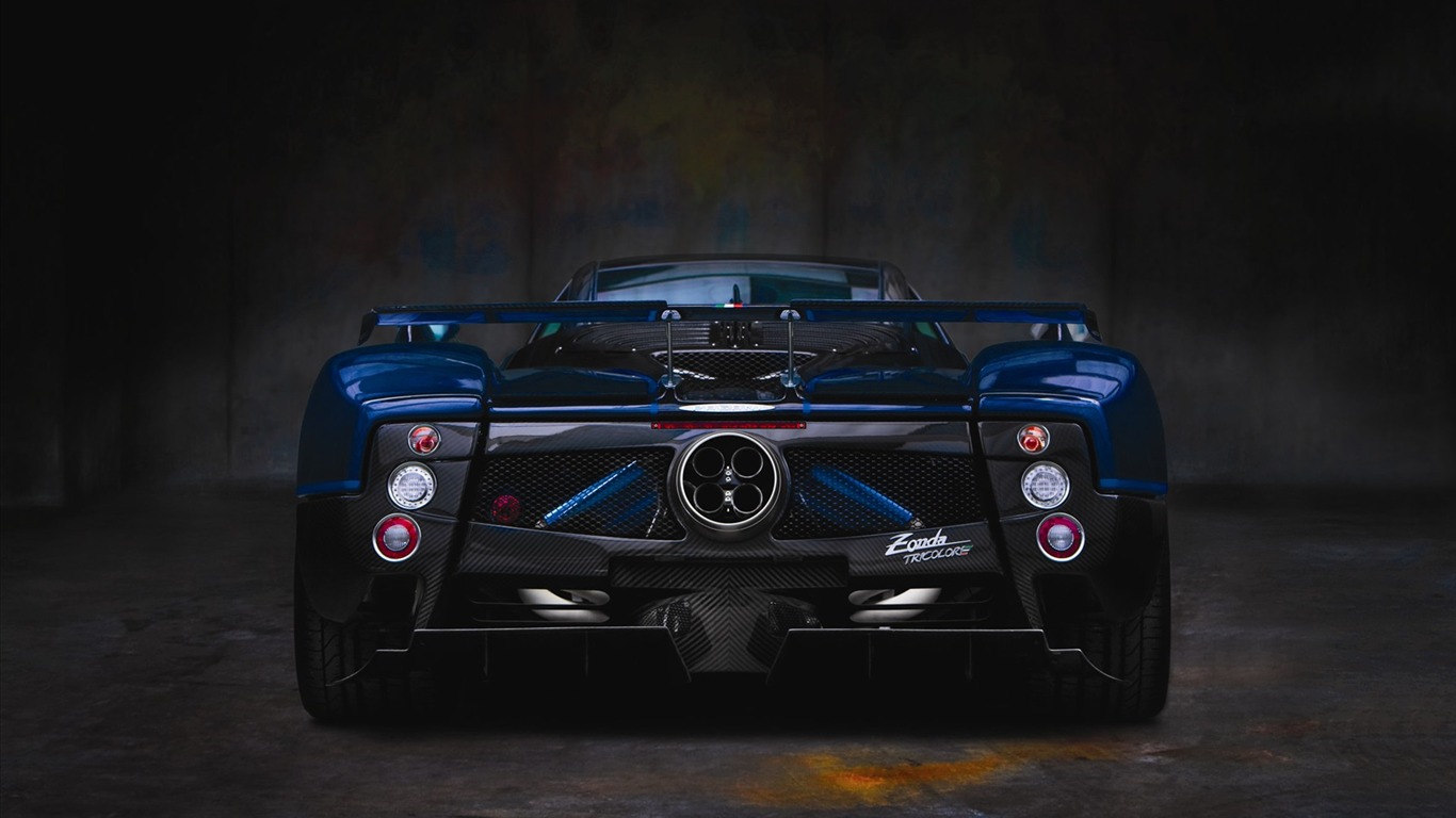 Pagani cars widescreen wallpapers #9 - 1366x768