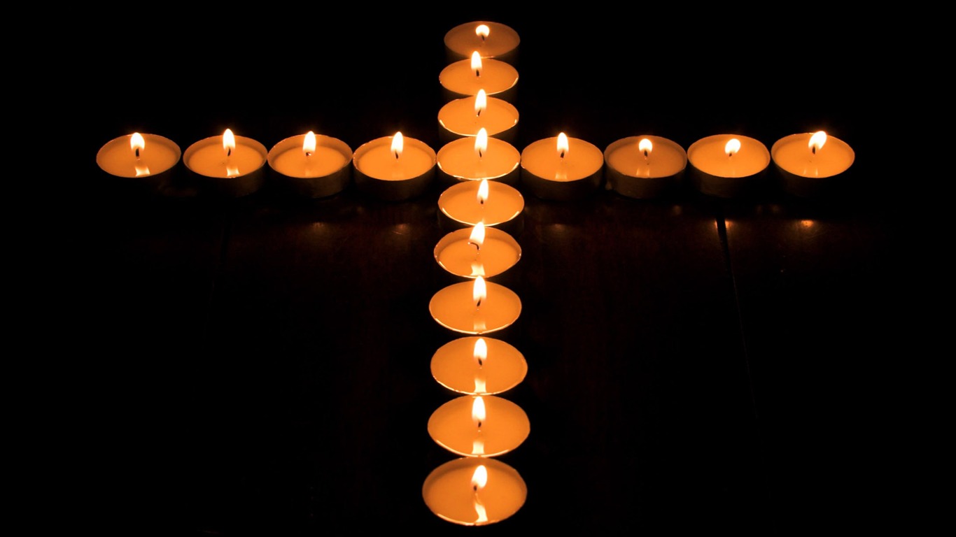 Candlelit wallpaper (2) #7 - 1366x768