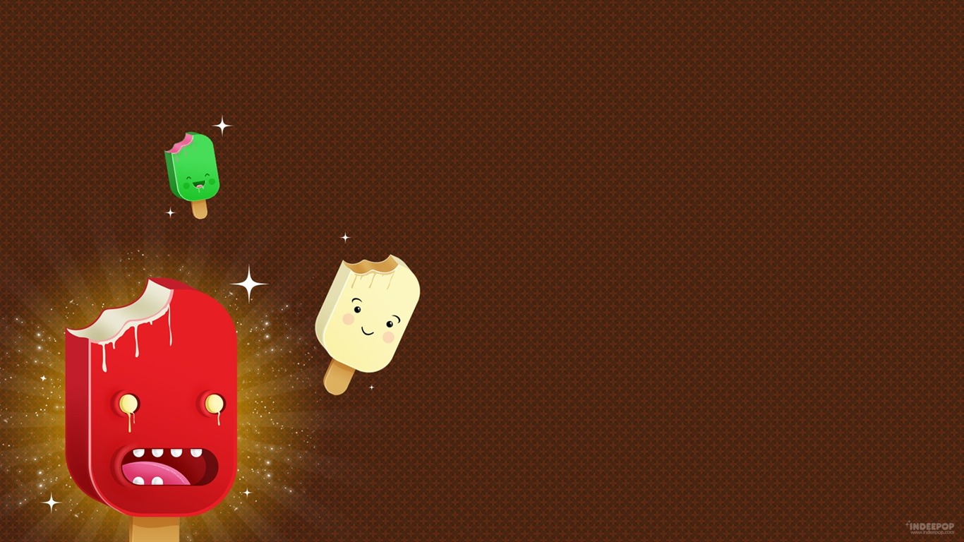 Indeepop creative illustration design wallpapers #6 - 1366x768