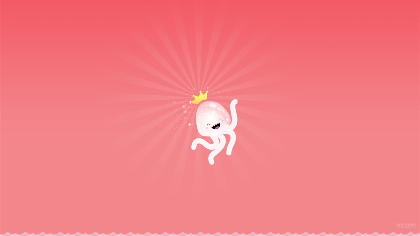 Indeepop 創意插畫設計壁紙 #10 - 1366x768