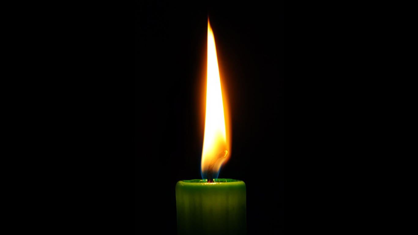 Luz de las velas fondo de pantalla (3) #16 - 1366x768