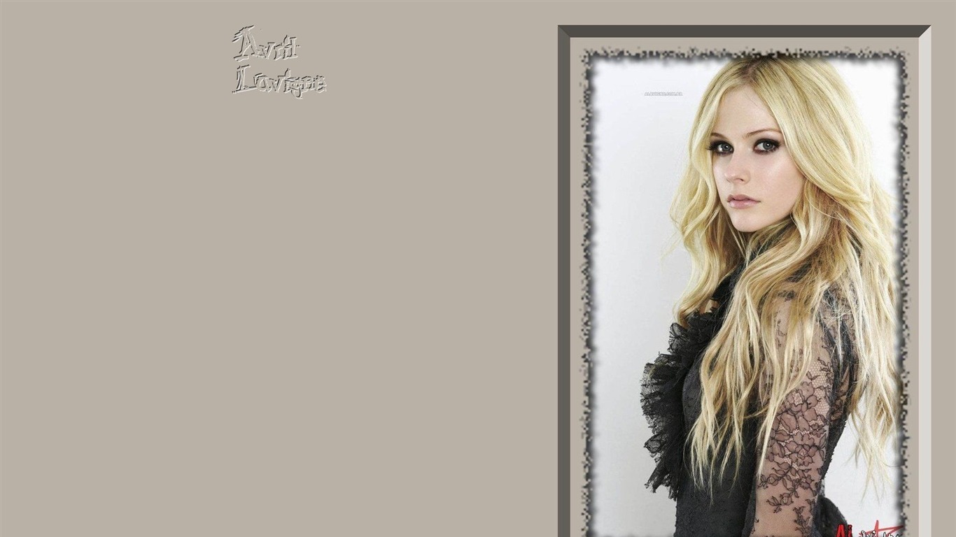 Avril Lavigne krásnou tapetu #5 - 1366x768