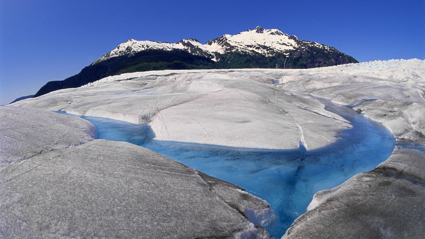 Fond d'écran paysage de l'Alaska (1) #5 - 1366x768