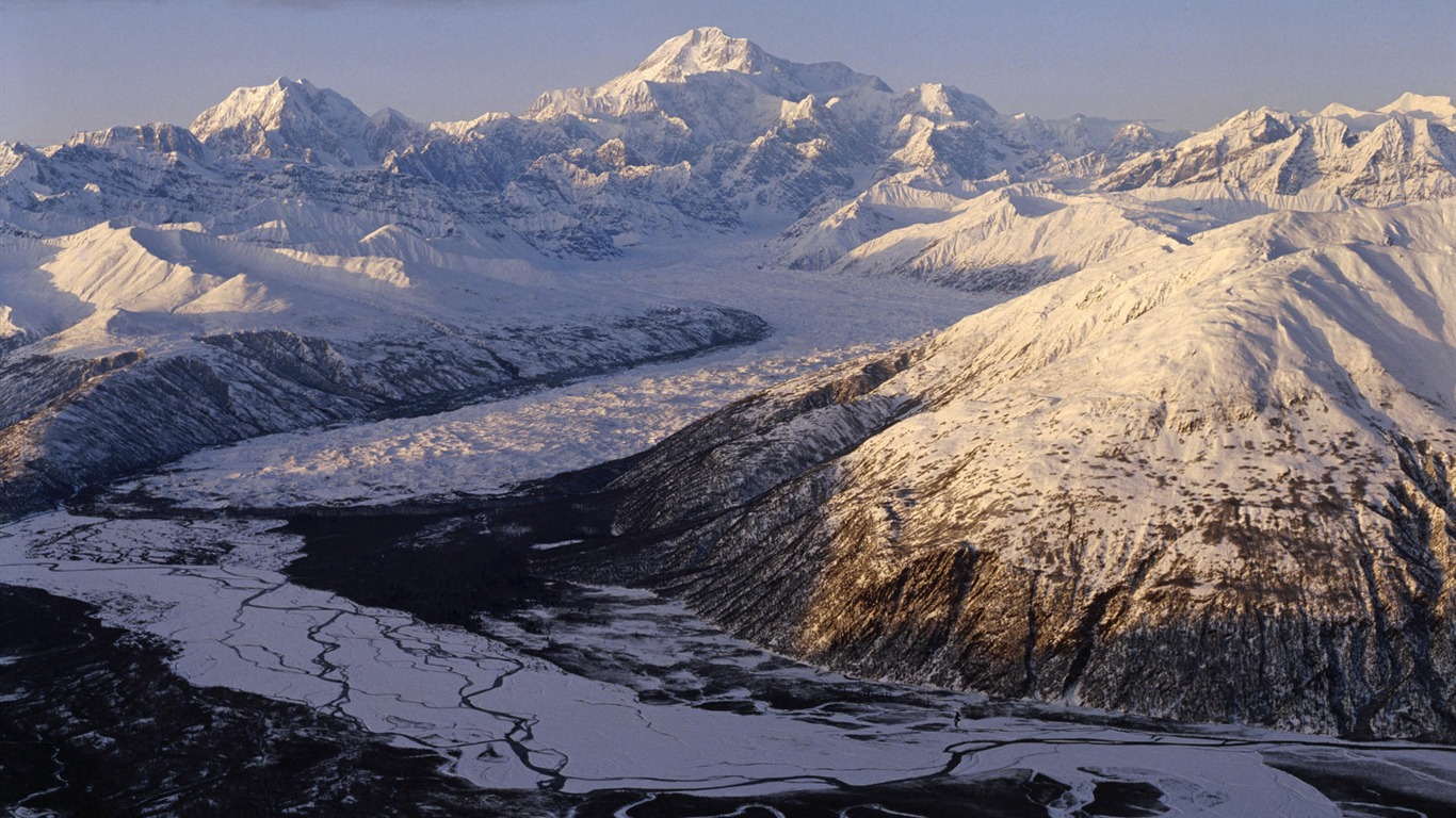 Fond d'écran paysage de l'Alaska (1) #6 - 1366x768