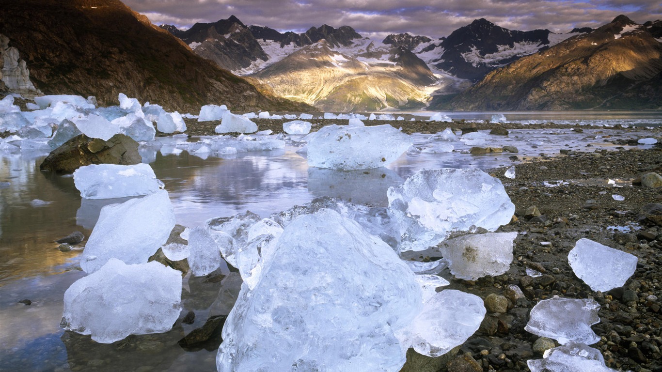 Fond d'écran paysage de l'Alaska (1) #9 - 1366x768
