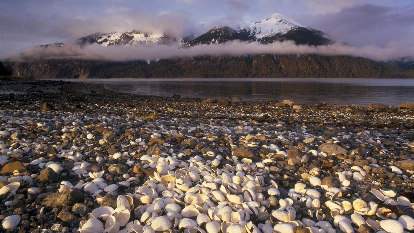 Fond d'écran paysage de l'Alaska (1) #13 - 1366x768