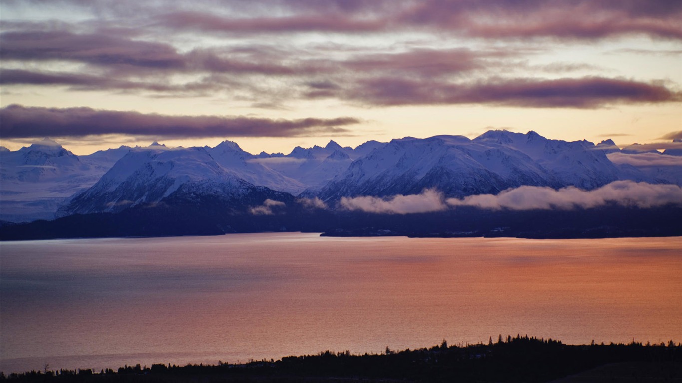 Fond d'écran paysage de l'Alaska (1) #18 - 1366x768
