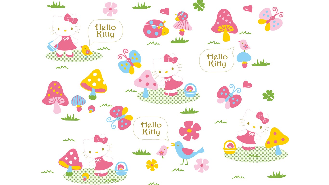 HelloKitty 바탕 화면 (1) #2 - 1366x768