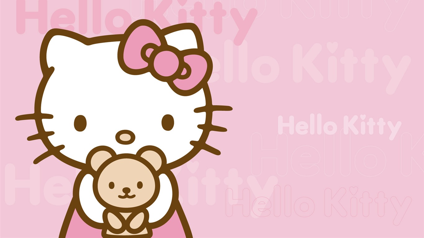 Fond d'écran HelloKitty (1) #3 - 1366x768