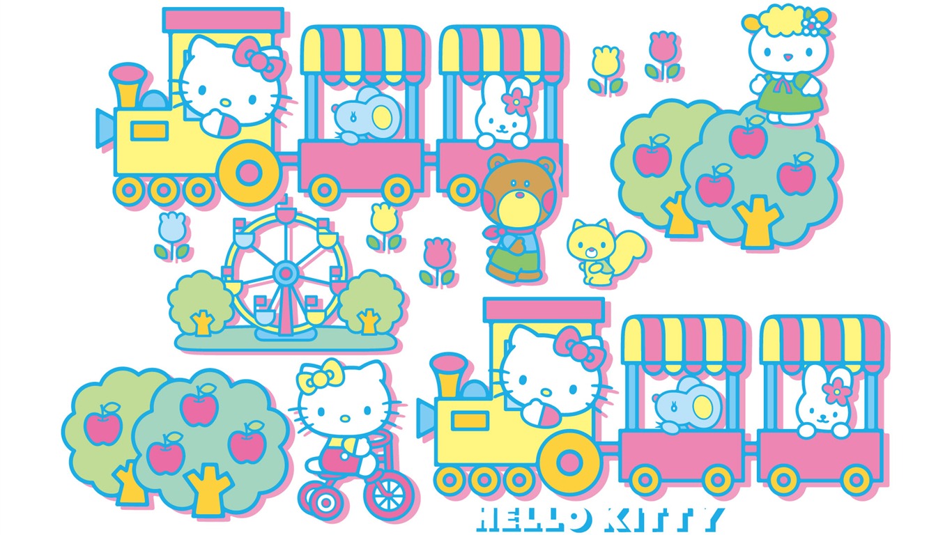 Fond d'écran HelloKitty (1) #6 - 1366x768