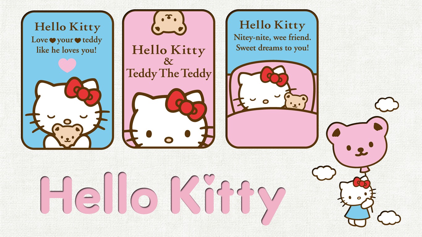 Fond d'écran HelloKitty (1) #7 - 1366x768