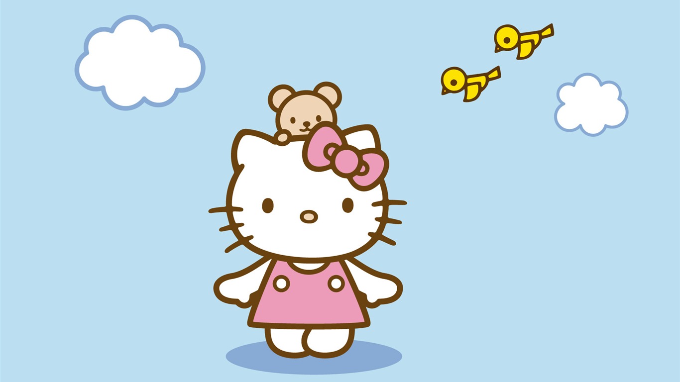 Fond d'écran HelloKitty (1) #11 - 1366x768