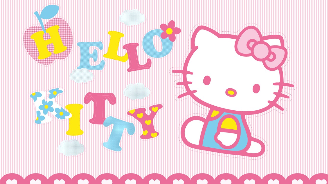 Fond d'écran HelloKitty (1) #20 - 1366x768