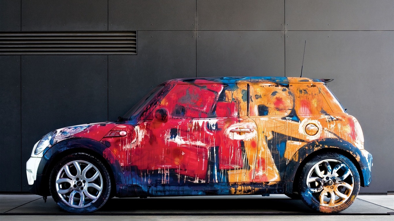個性彩繪汽車壁紙 #1 - 1366x768