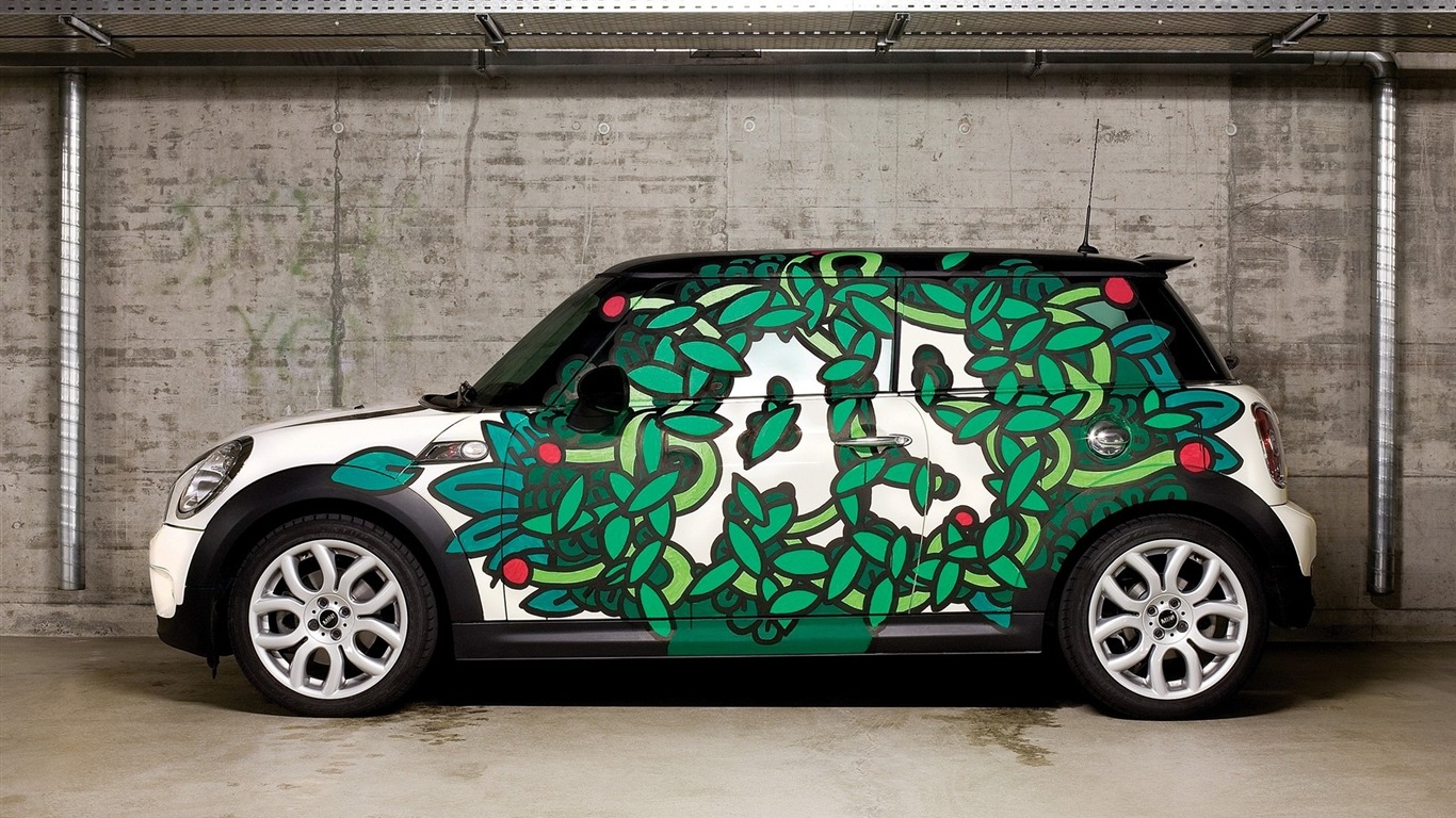 個性彩繪汽車壁紙 #20 - 1366x768
