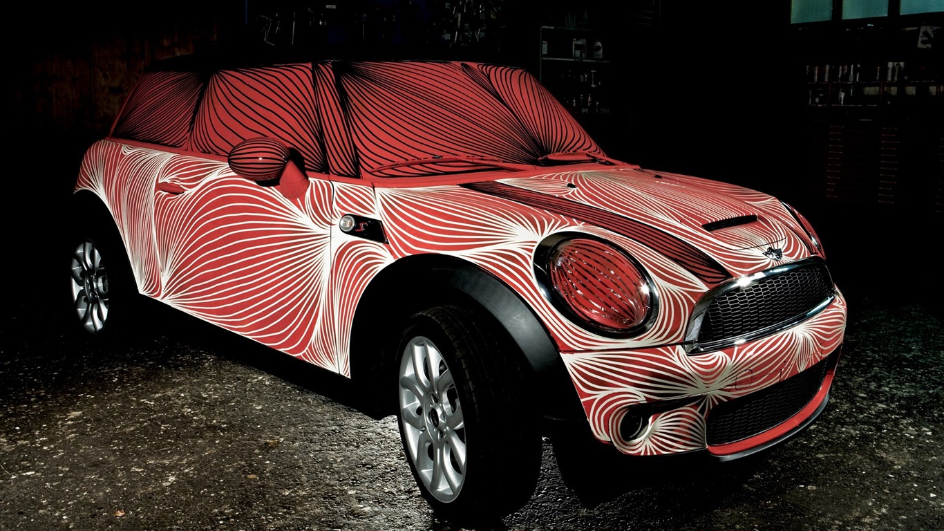 Personalized painted car wallpaper #21 - 1366x768