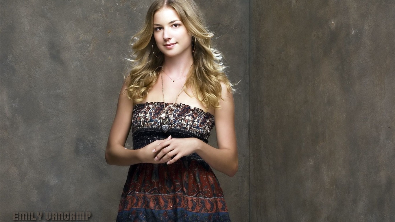 Emily VanCamp krásnou tapetu #8 - 1366x768