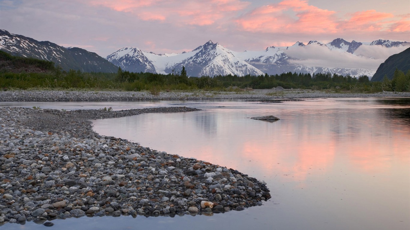 Alaska scenery wallpaper (2) #7 - 1366x768