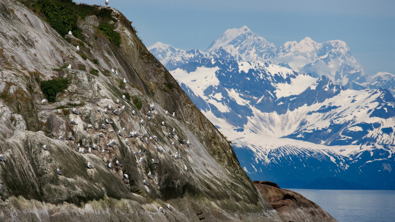 Fond d'écran paysage de l'Alaska (2) #10 - 1366x768