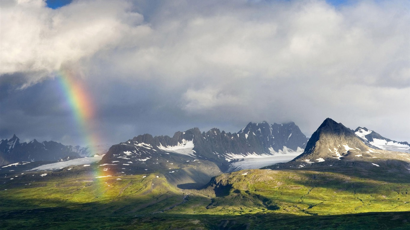 Fond d'écran paysage de l'Alaska (2) #11 - 1366x768