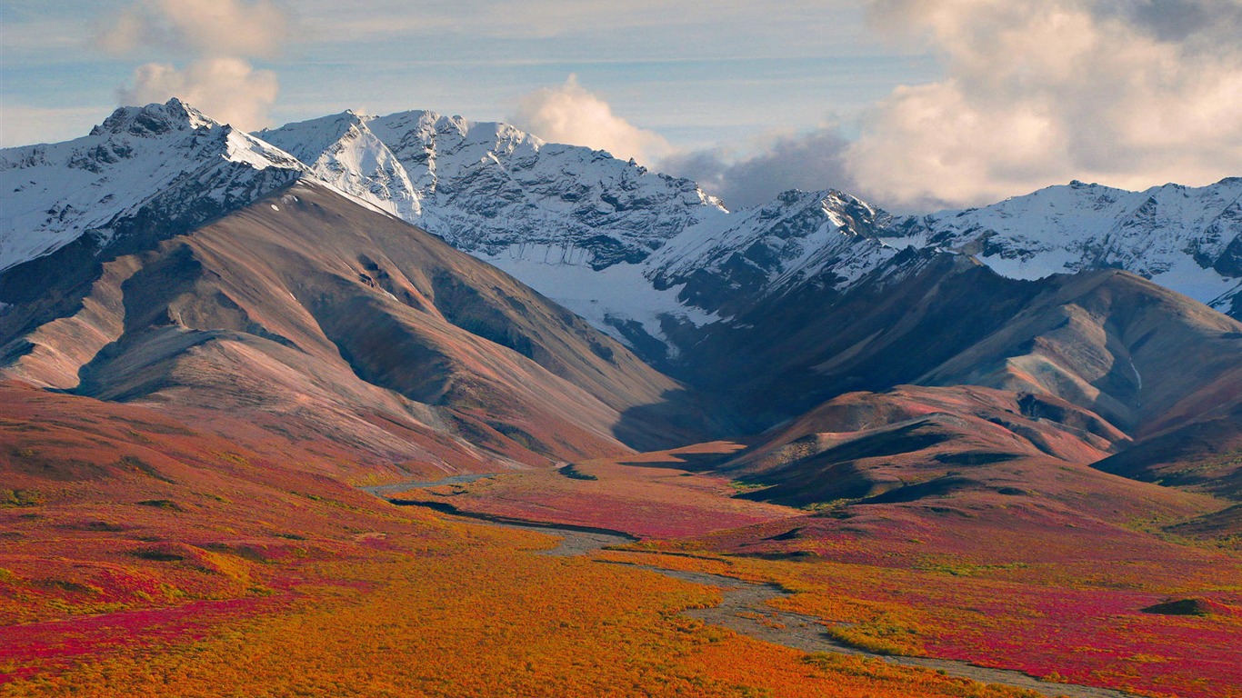 Fond d'écran paysage de l'Alaska (2) #15 - 1366x768