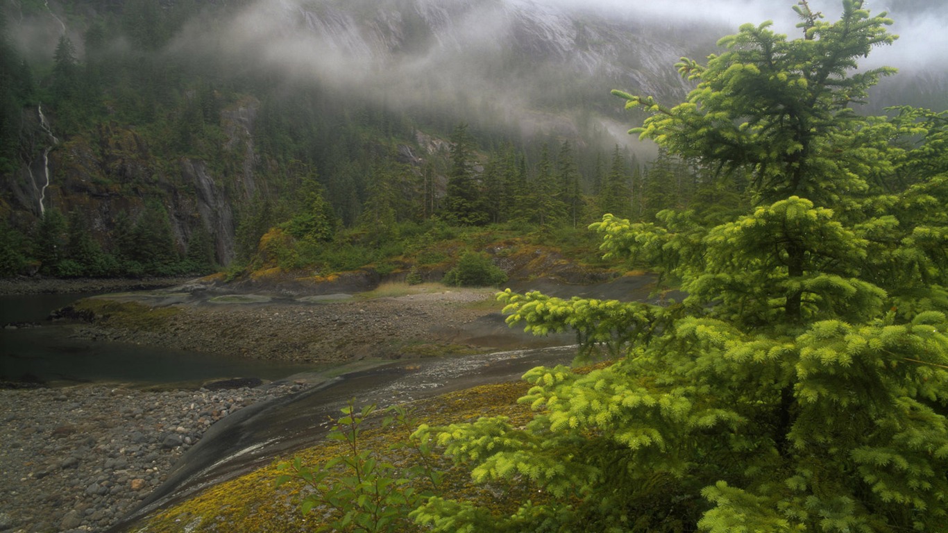Fond d'écran paysage de l'Alaska (2) #17 - 1366x768