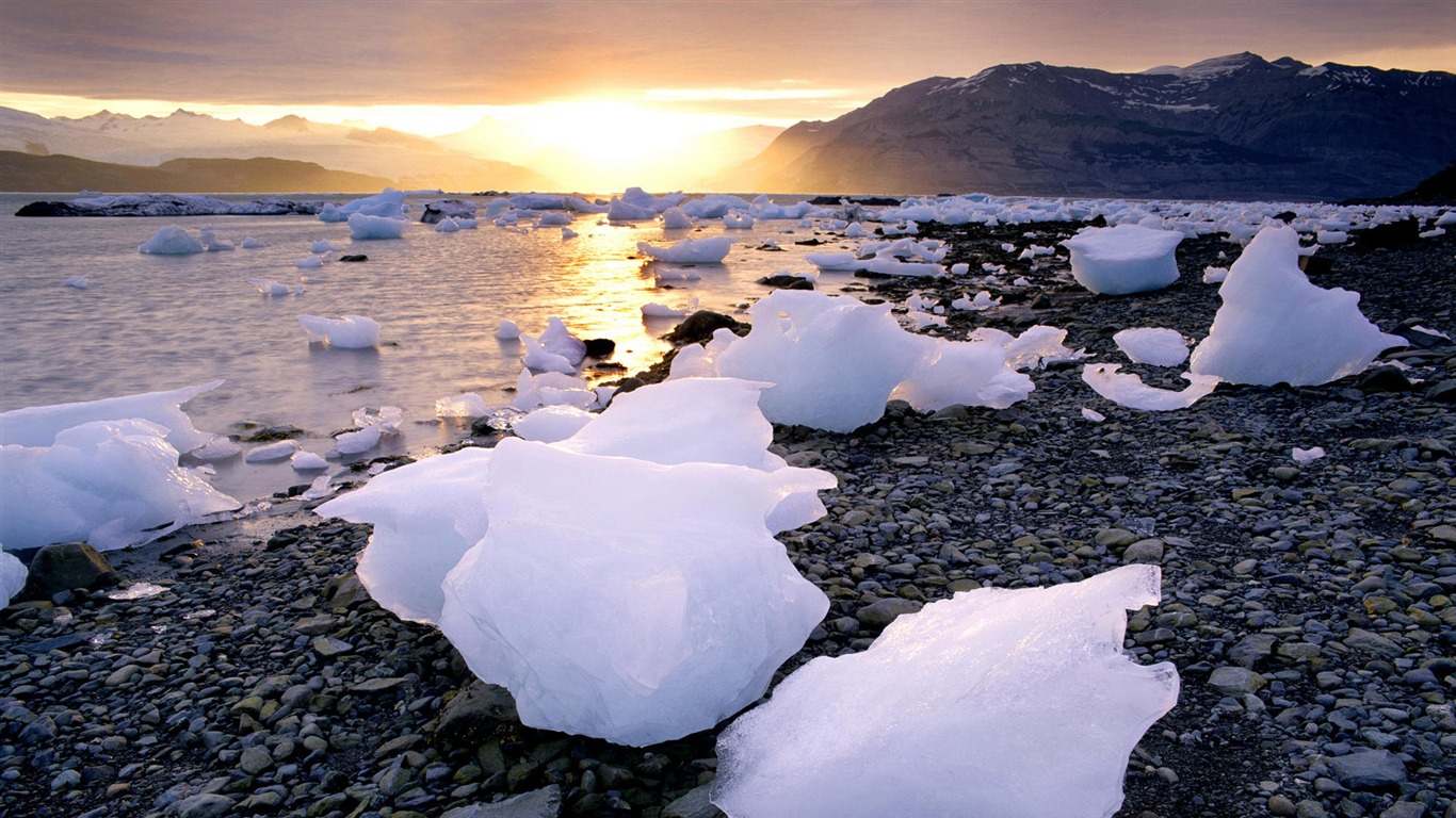 Fond d'écran paysage de l'Alaska (2) #19 - 1366x768